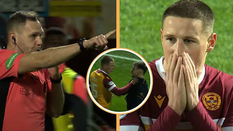 McGinn Amongst Those Infuriated As Irishman Sent Off In Bizarre Circumstances For Motherwell