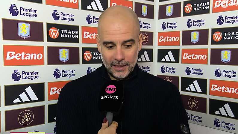 Guardiola Tense In TV Interview After Yet Another Manchester City Defeat