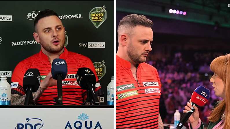 Darts Player Storms Out Of Press Conference Minutes After Awkward Ally Pally Interview