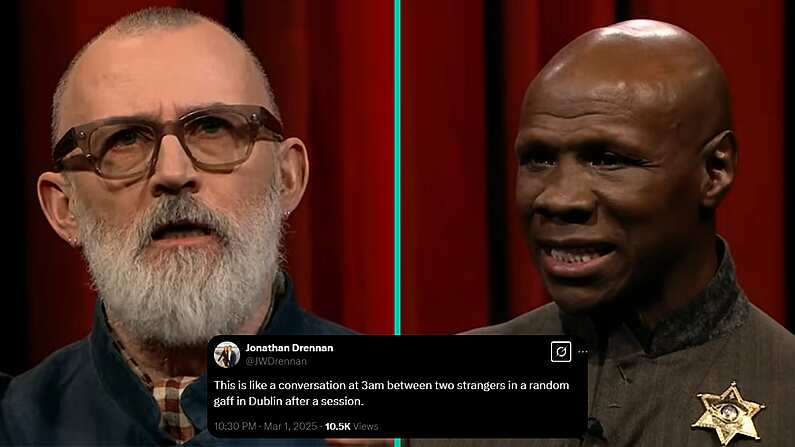 Tommy Tiernan Show Viewers Stunned By 'Awkward' Chris Eubank Interview