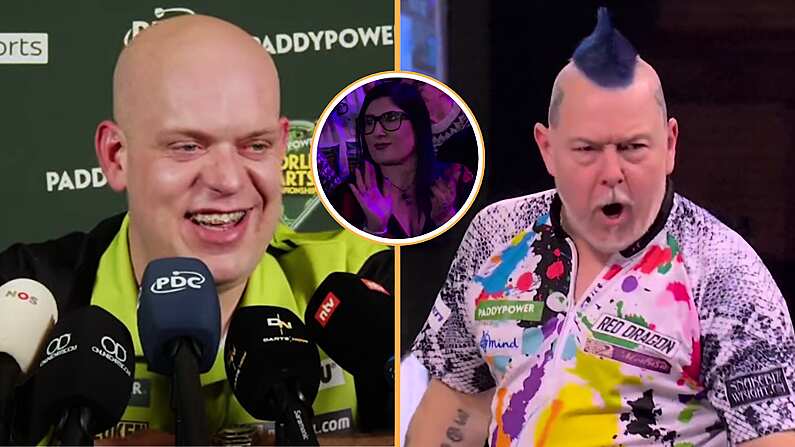 Van Gerwen Fired Another Dig At Peter Wright's Wife After Darts QF Win