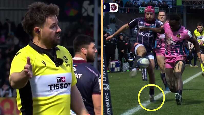 Ref Explains Bizarre Rule That Led To Bordeaux Try Despite Player In Touch