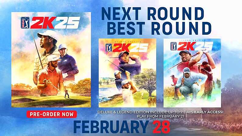 PGA Tour 2K25 Set to Launch Late February