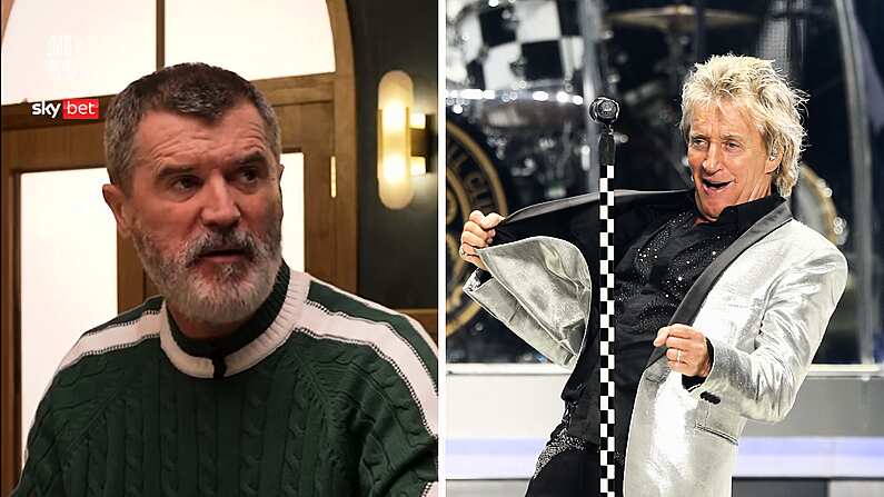 Roy Keane Fires Back After Rod Stewart Called Him A Bully Three Years Ago