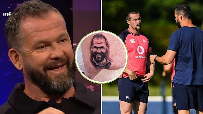 Andy Farrell Reveals His Hilariously Cruel Reaction To Mack Hansen's Faz Tattoo