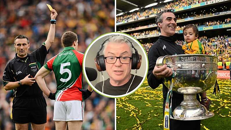 Joe Brolly afferma che McGuinness gli ha promesso una pinta per l'intervento che ha contribuito a far pendere l'ago della bilancia per l'All-Ireland del 2012