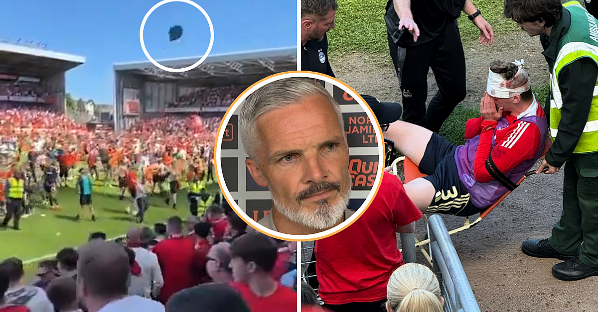 'Disgrace': Irish Coach Fled Pitch As Aberdeen Player Wounded By Missile