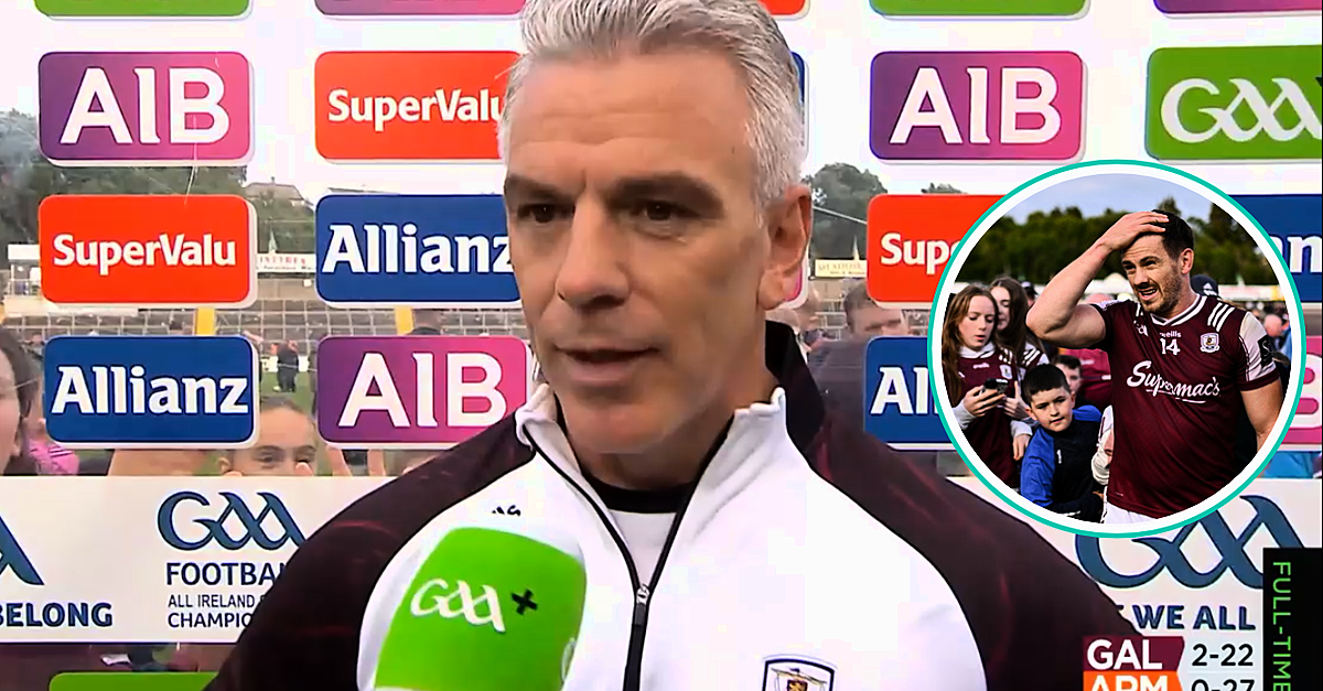 Joyce Had A Blunt Reply After Shane Walsh Paid Back His Faith In Galway's Lazarus-Like Win