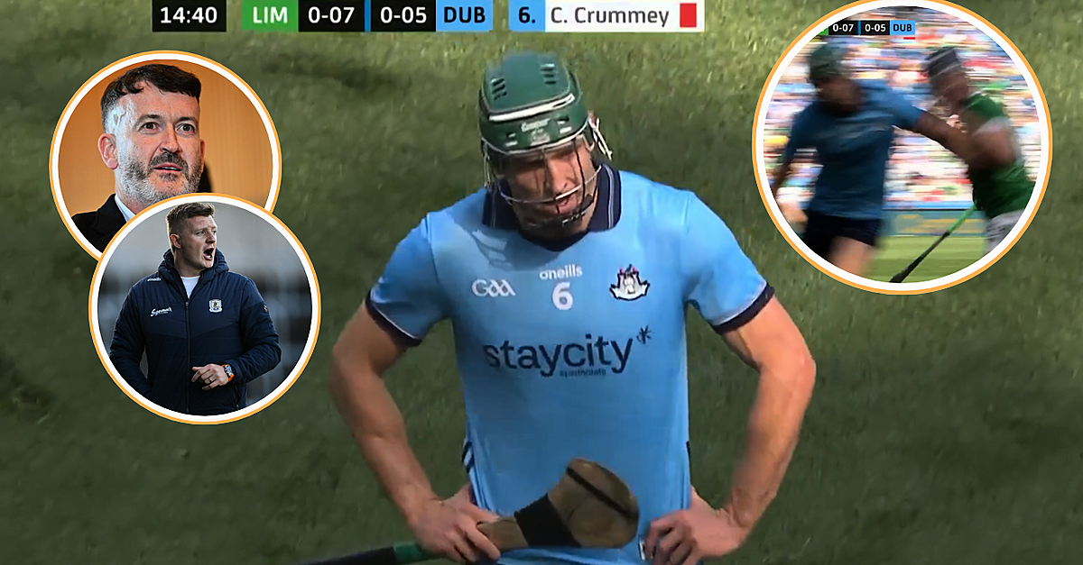 Cusack And Canning Had No Doubt About Controversial Chris Crummey Red Card