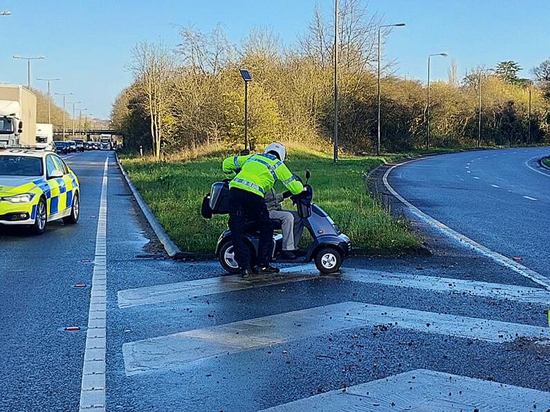 Police stop pensioner for driving mobility scooter on 120 kph dual carriageway