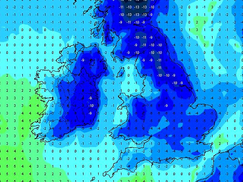 Arctic blast 'nailed on' for next week with temperatures to plunge