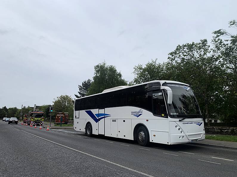 Waterford bus catches fire on Dunmore Road