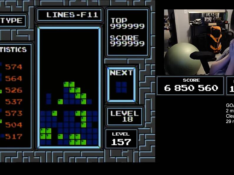 Teen gamer becomes the first human to complete Nintendo's classic video game Tetris