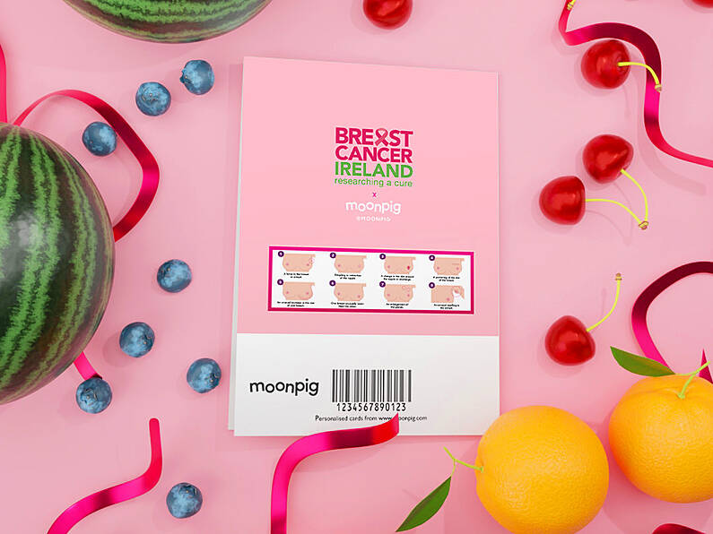 Moonpig offering free cards for Breast Cancer Awareness Month