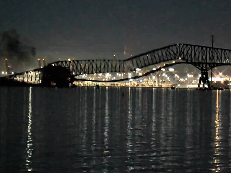 WATCH: Major bridge collapsed in the US after being struck by ship