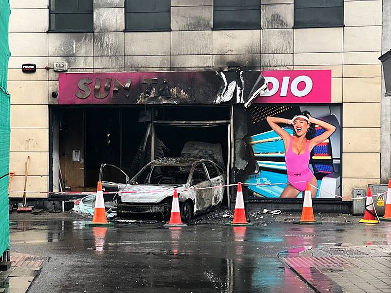 Car crashes into tanning shop in Carlow town