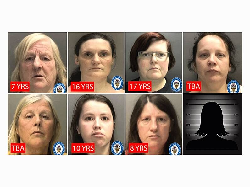 Eight women charged for involvement in child sex ring