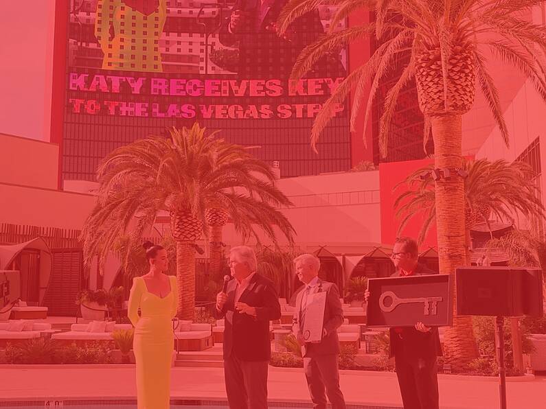 Katy Perry awarded key to the city of Las Vegas