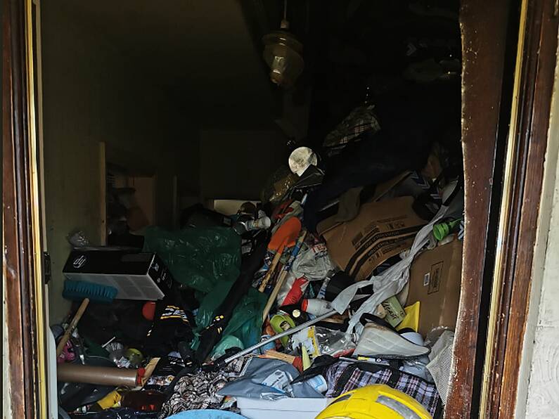 Irish pensioner trapped for hours due to hoarding in home