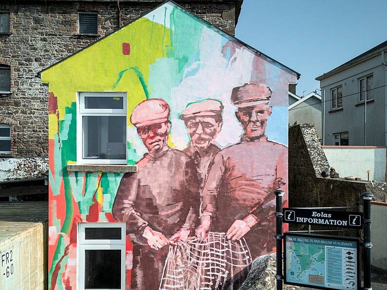 New fishing inspired murals bring colour to Duncannon