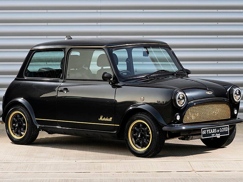 Mini Cooper car converted into Marshall Guitar Amp!