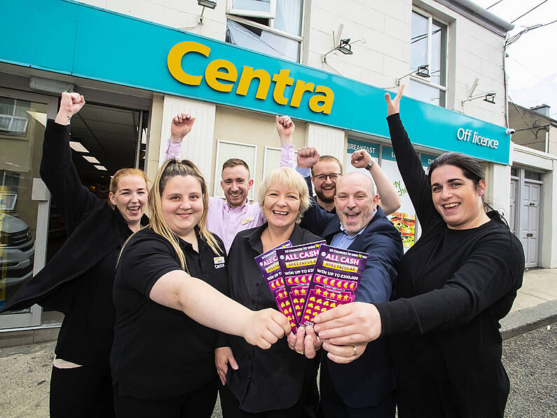 Celebrations as Wexford woman claims €200,000 scratch card prize