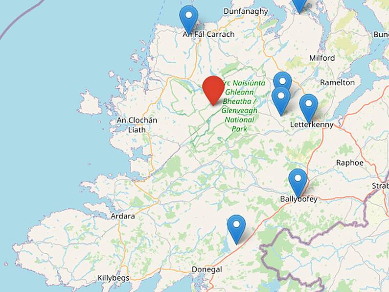 2.5 magnitude earthquake detected in Donegal