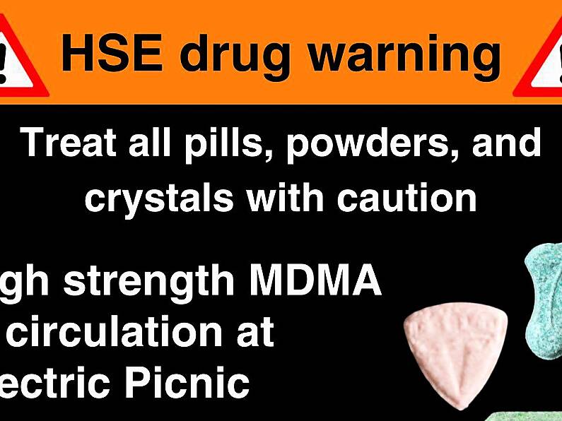 High-strength MDMA causing medical emergencies at Electric Picnic