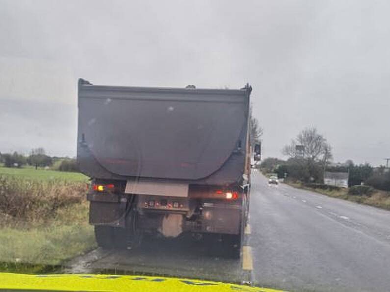 Truck overloaded by ten tonnes stopped by Gardaí in Kilkenny