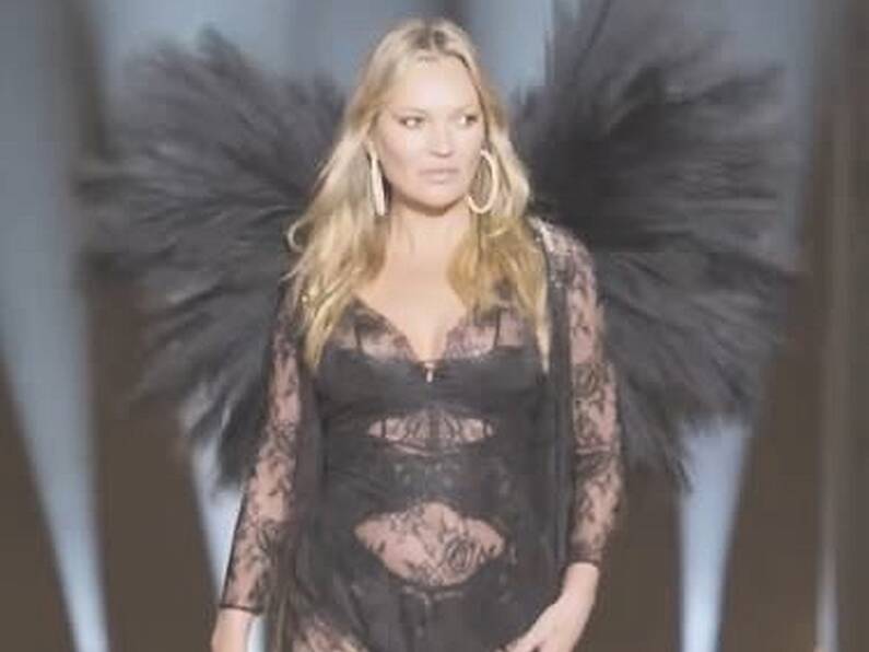 Kate Moss makes Victoria's Secret debut at 50