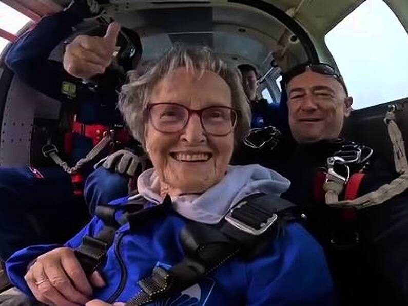 92-year-old Kilkenny woman jumps 15,000 feet from plane