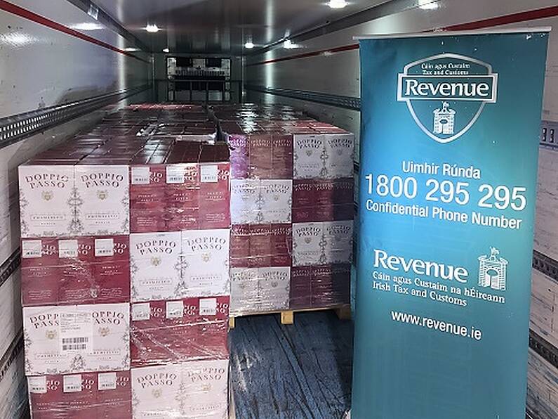 Thousands of litres of red wine seized in Rosslare