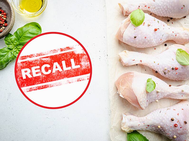 Major urgent recall of raw chicken products sold at number of supermarkets