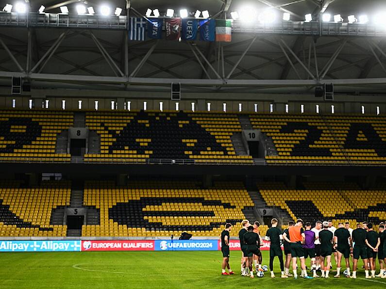 Republic of Ireland in Athens for UEFA EURO 2024 qualifier