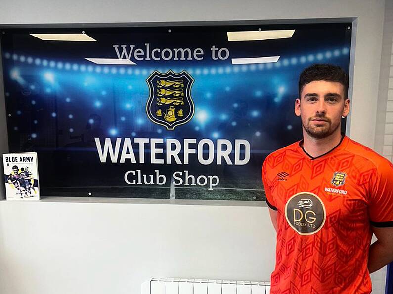 Waterford FC confirm the signing of Sam Sargeant