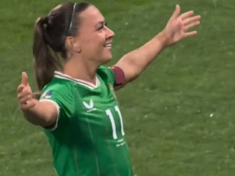 Watch as Katie McCabe gives Ireland the lead in Perth