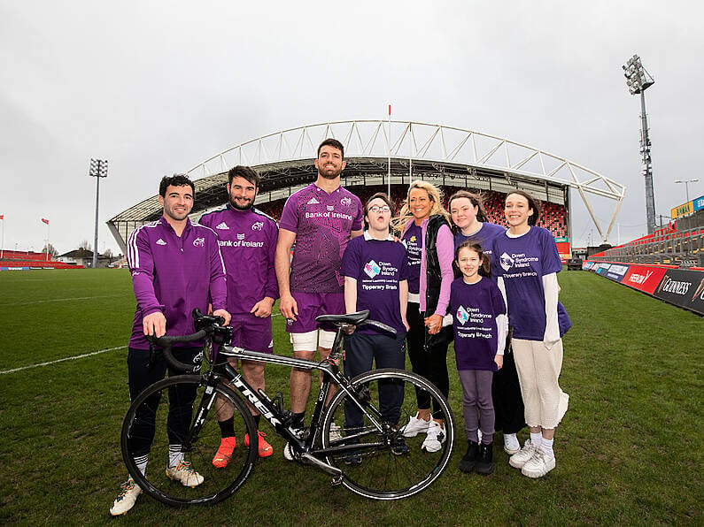 Munster Rugby partners with down syndrome Ireland Munster branches and Tour de Munster