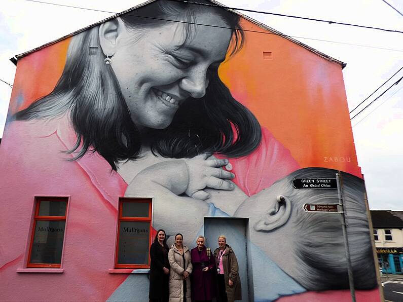 National Breastfeeding Week marked at Award Winning Waterford Mural