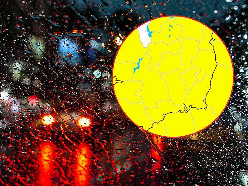 Met Éireann issues Status Yellow weather warning for the South East