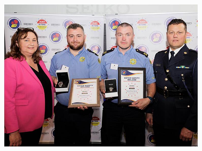 Brave Wexford gardaí awarded for assisting man in difficulty in River Slaney