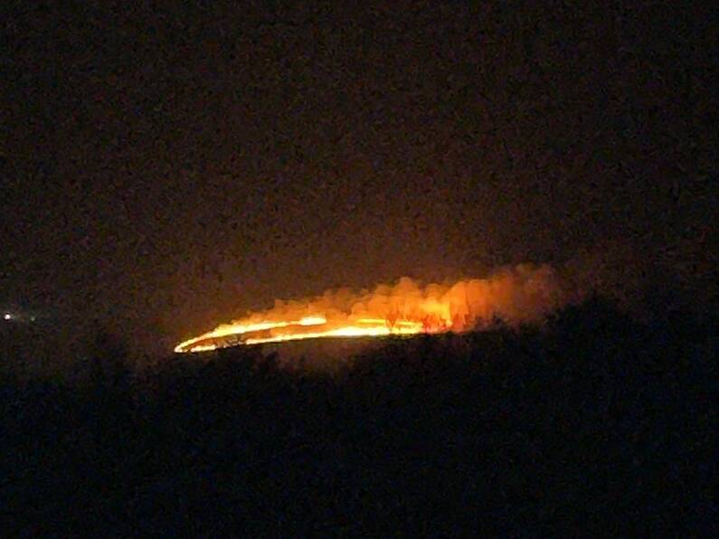 Fire crews battle significant blaze on Mount Leinster