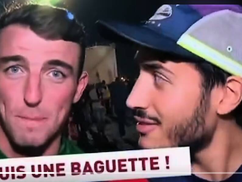 Irish man interrupts French TV broadcast to declare he is 'a baguette'