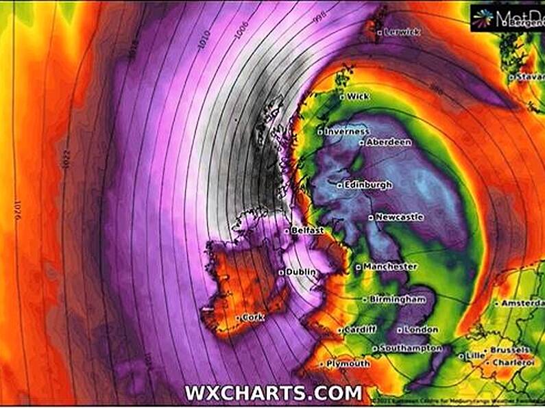 Possibility of strong gusts this weekend according to Carlow Weather