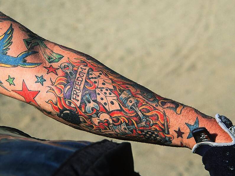 Tattoo artists will be banned from using coloured ink from next week