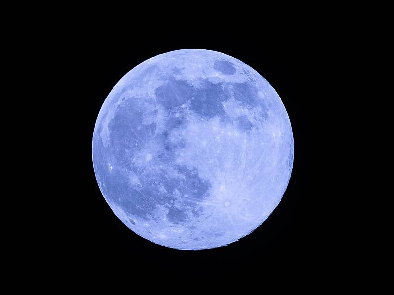 Blue supermoon visible from tonight