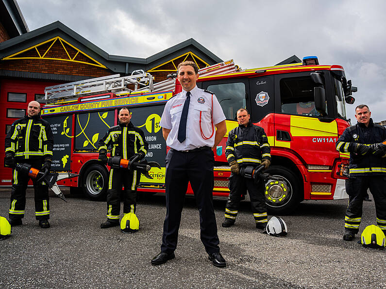 Carlow fire engine first in the world powered by hydrotreated vegetable oil