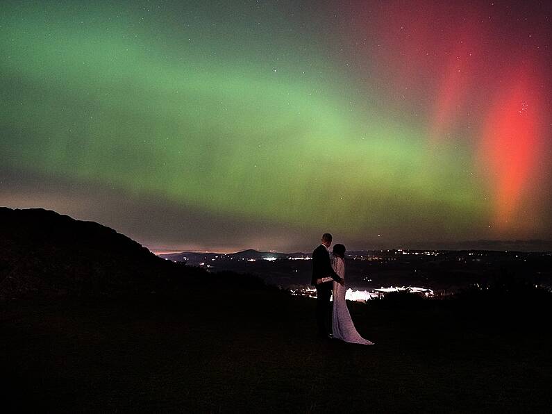 Lucky Wexford couple capture Northern Lights in wedding photos