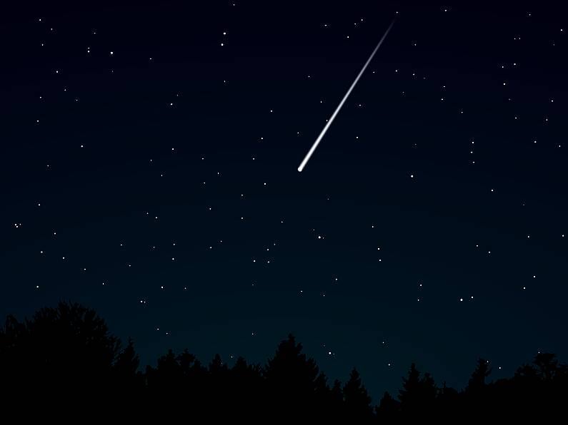 Shooting stars can be seen in Ireland tonight