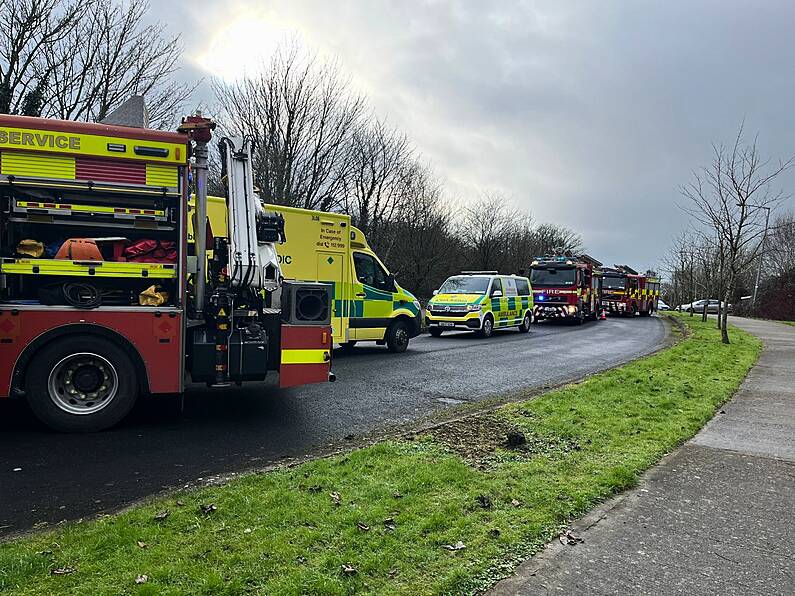 Emergency services attending scene of collision in Waterford