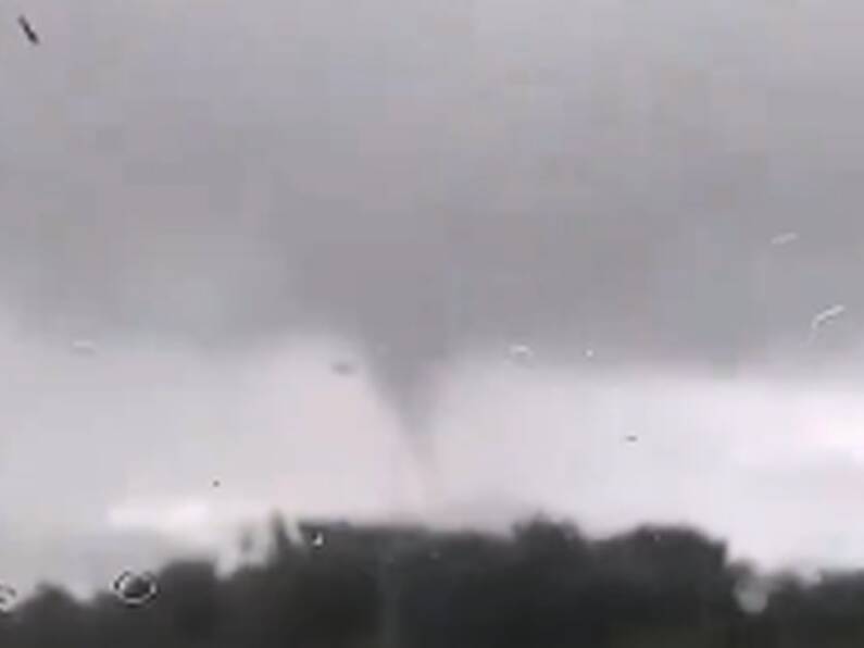 WATCH: Possible tornado reported in Carlow as residents report garden furniture being 'thrown into the air'